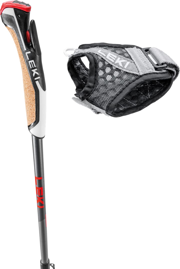 Leki Instructor Lite Dark Anthracite-silvergrey-bright Red Leki