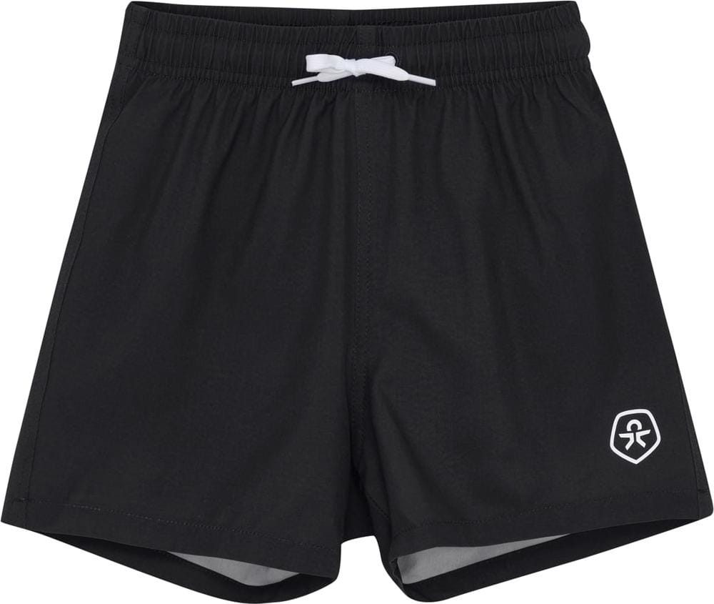 Color Kids Swim Shorts, Solid Black