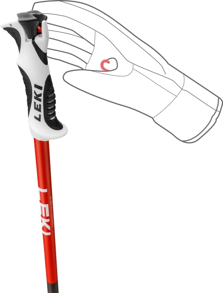 Leki Bold S Black-Red Leki