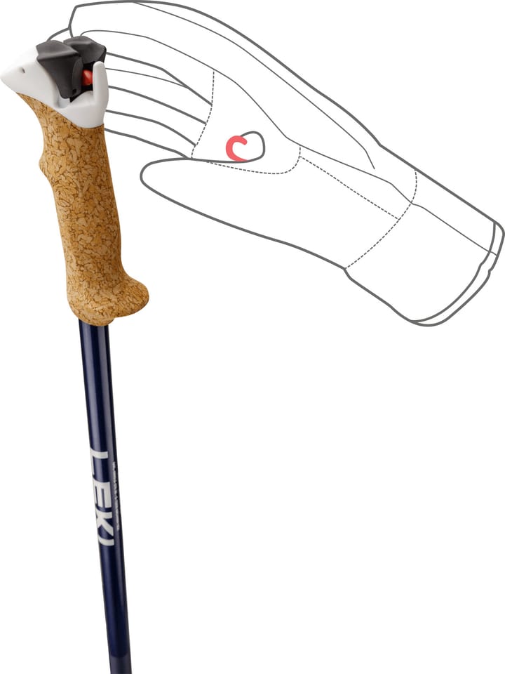 Leki Women's Stella S White-dark Anthracite Leki