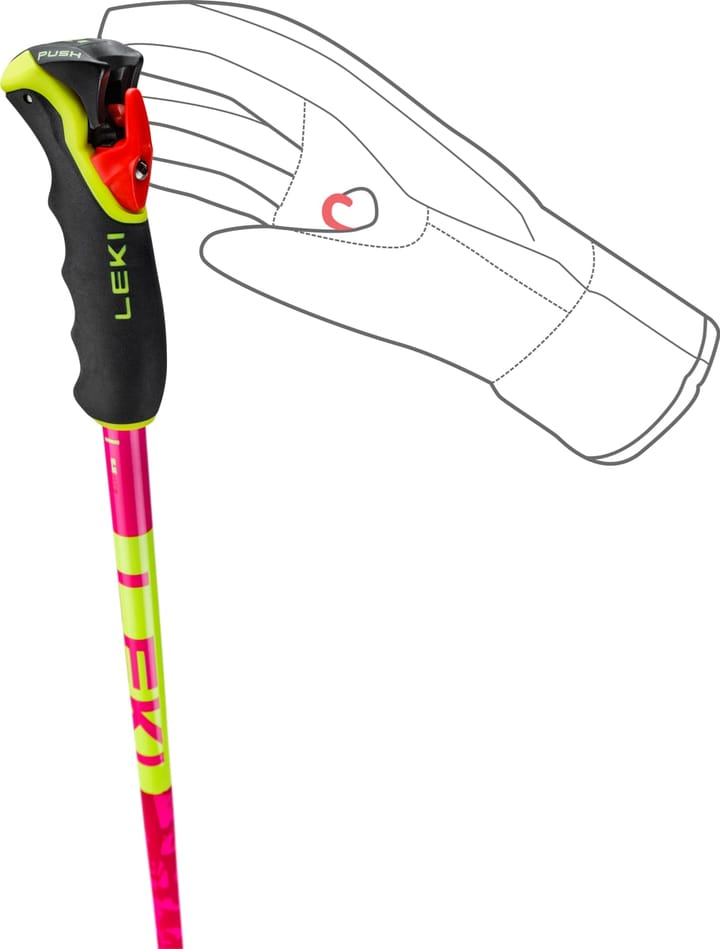 Leki Spitfire Vario 3d Neonmagenta-Neonyellow-Berry Leki