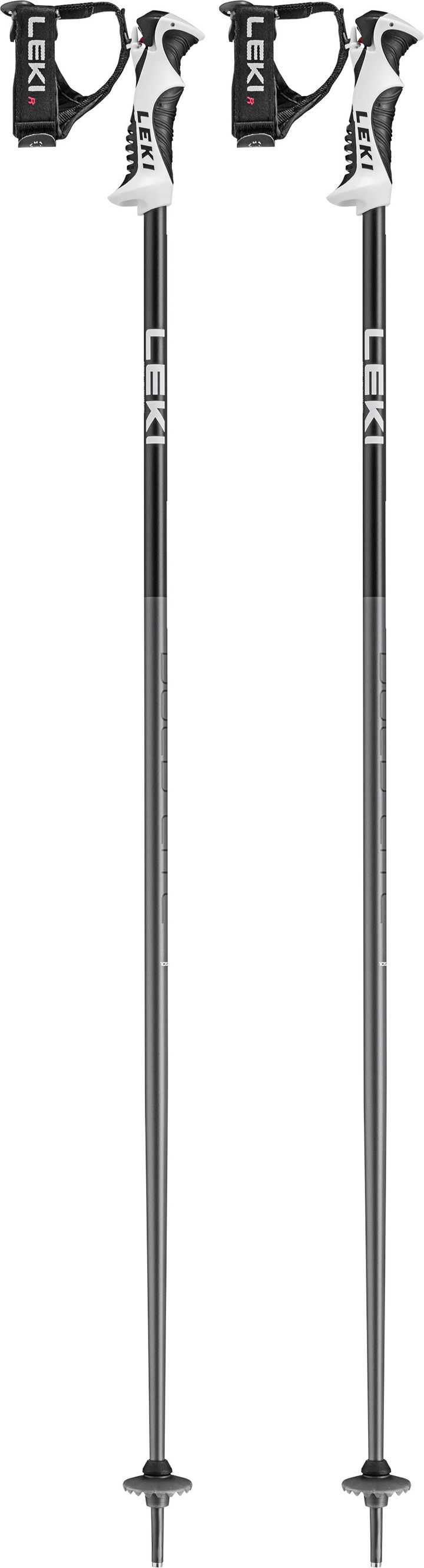 Leki Juniors' Bold Lite S Dark Anthracite/Black-White Leki