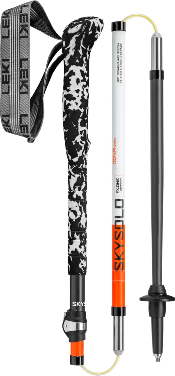 Leki Skysolo Fx.One Carbon Neonorange-white-black Leki