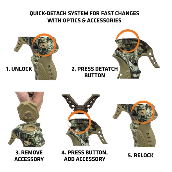 Primos Trigger Stick Gen3 Tall Monopod Dark Earth/Camo Primos