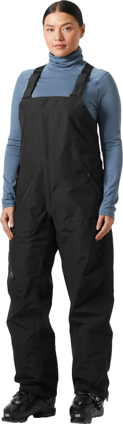 Helly Hansen Women's Emiko Shell Bib Pants Black Helly Hansen Helly Hansen Women's Emiko Shell Bib Pants Black Helly Hansen