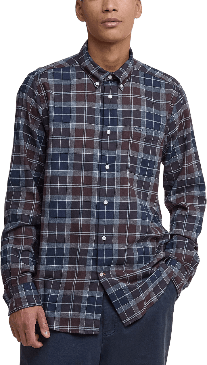 Barbour Men's Fortrose Tailored Shirt Midnight Oak Tartan Barbour Barbour Men's Fortrose Tailored Shirt Midnight Oak Tartan Barbour