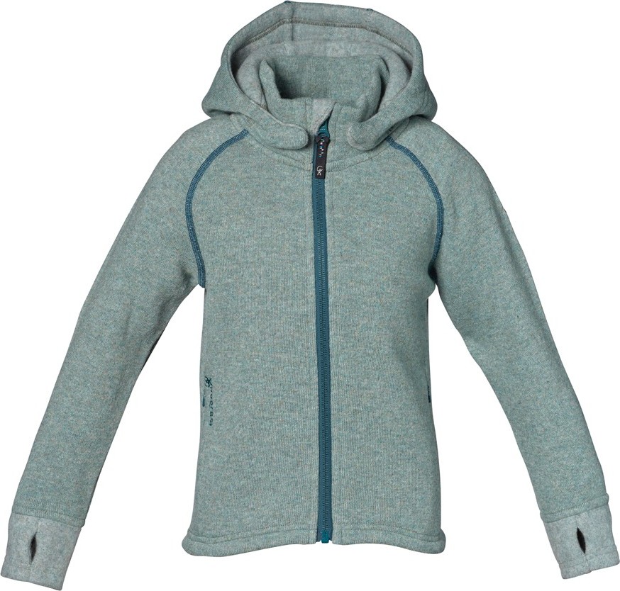 Isbjörn of Sweden Kids' Shaun Hoodie Pinesilver