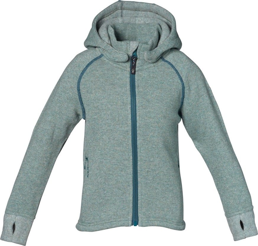 Isbjörn of Sweden Kids' Shaun Hoodie Pinesilver