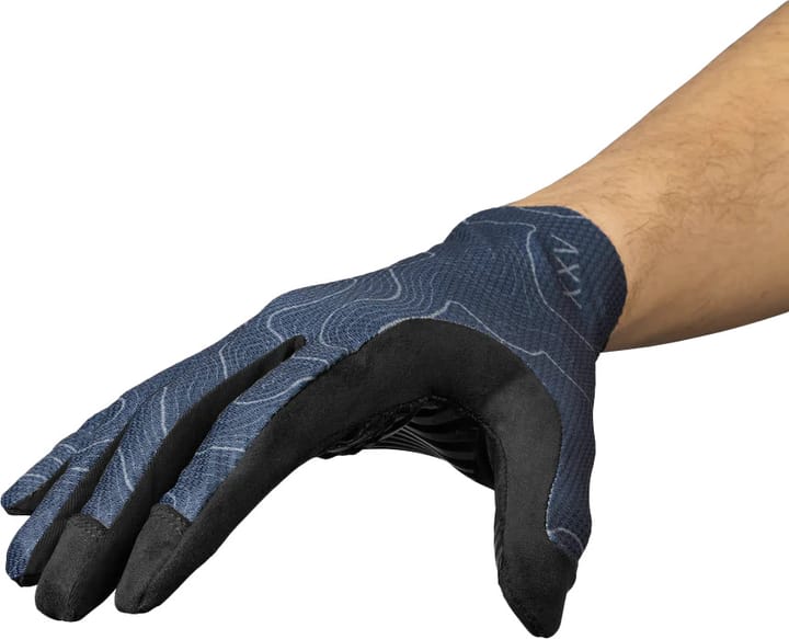 Gripgrab Rebel Full Finger Summer Gloves Navy Blue Gripgrab