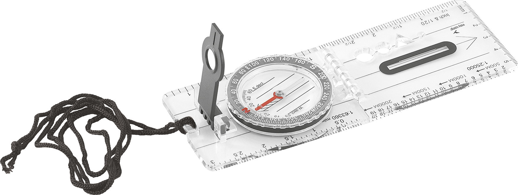 Easy Camp Venture Map Compass Transparent Kompassit OneSize