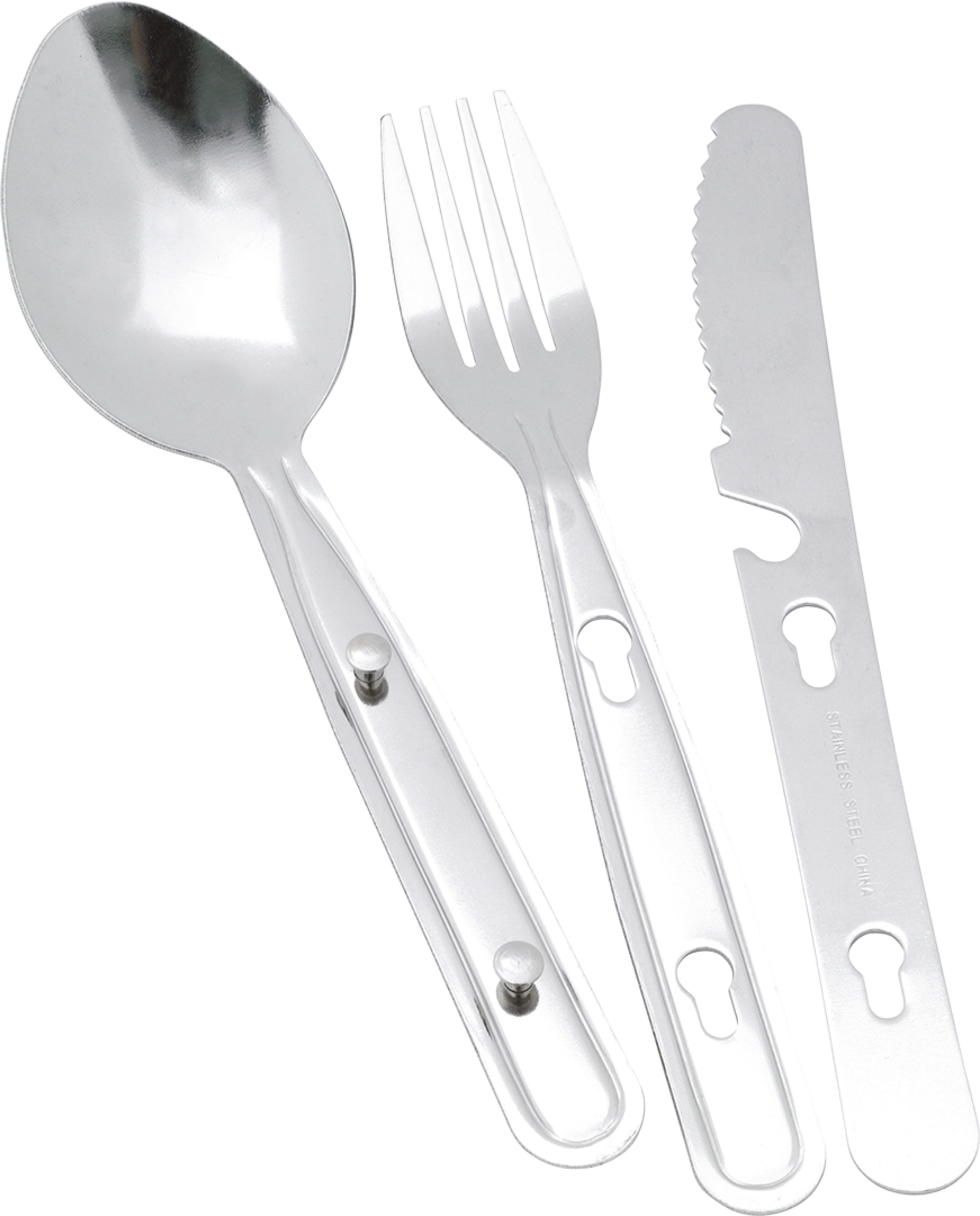 Easy Camp Travel Cutlery Black & Grey Serveringsutstyr OneSize