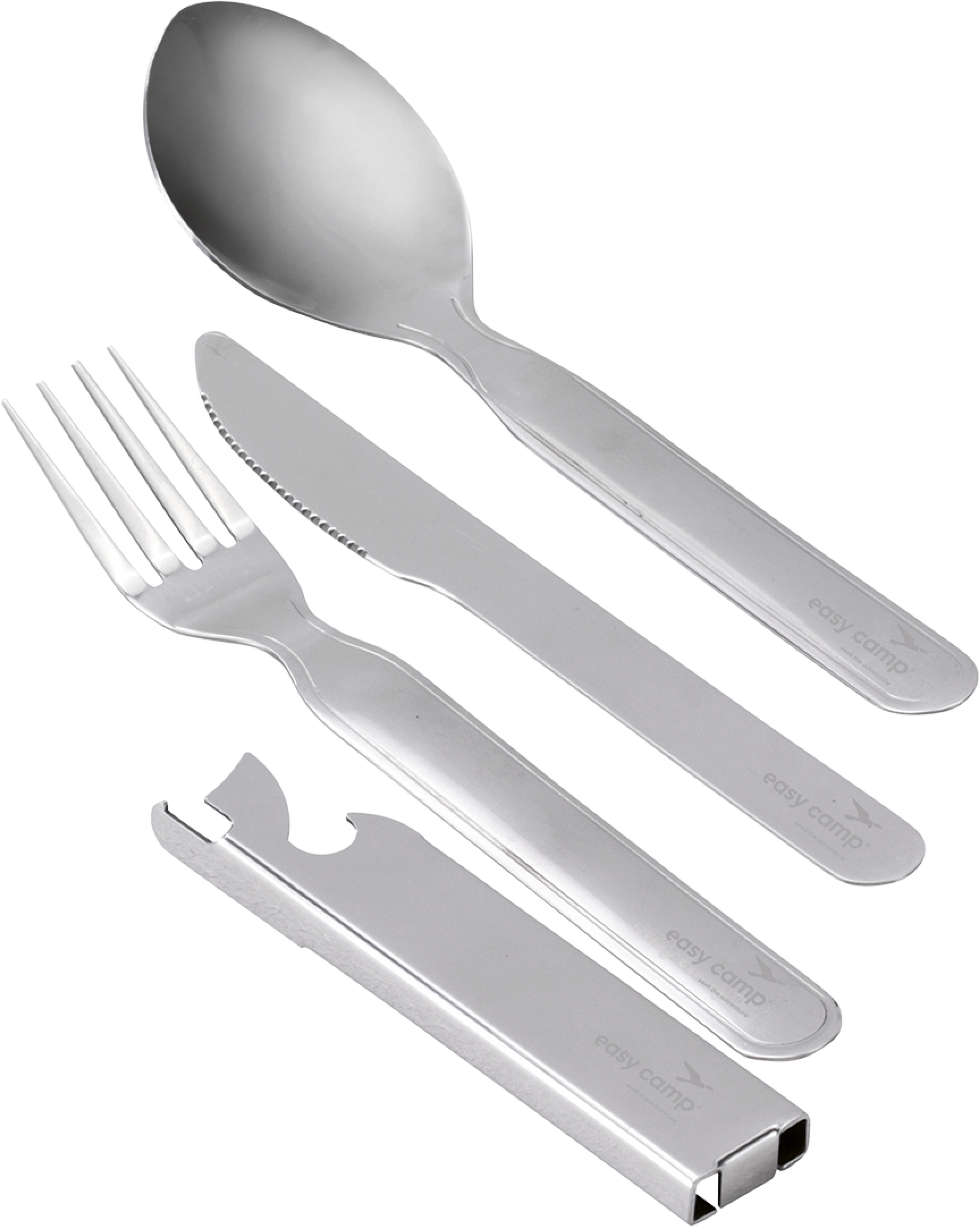 Easy Camp Travel Cutlery Deluxe Black & Grey Serveringsutstyr OneSize