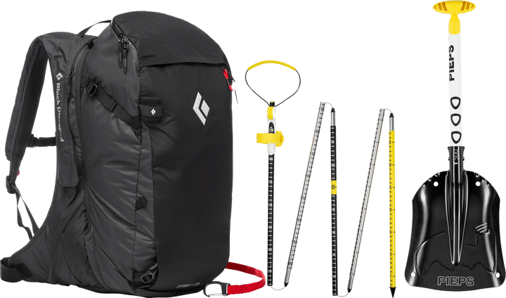 Black Diamond Jetforce Pro Avalanche Airbag Pack 35L Set Black Black Diamond