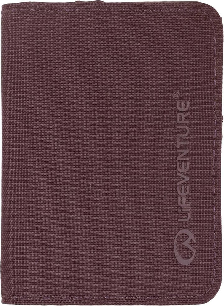 Lifeventure RFiD Card Wallet Plum Lifeventure