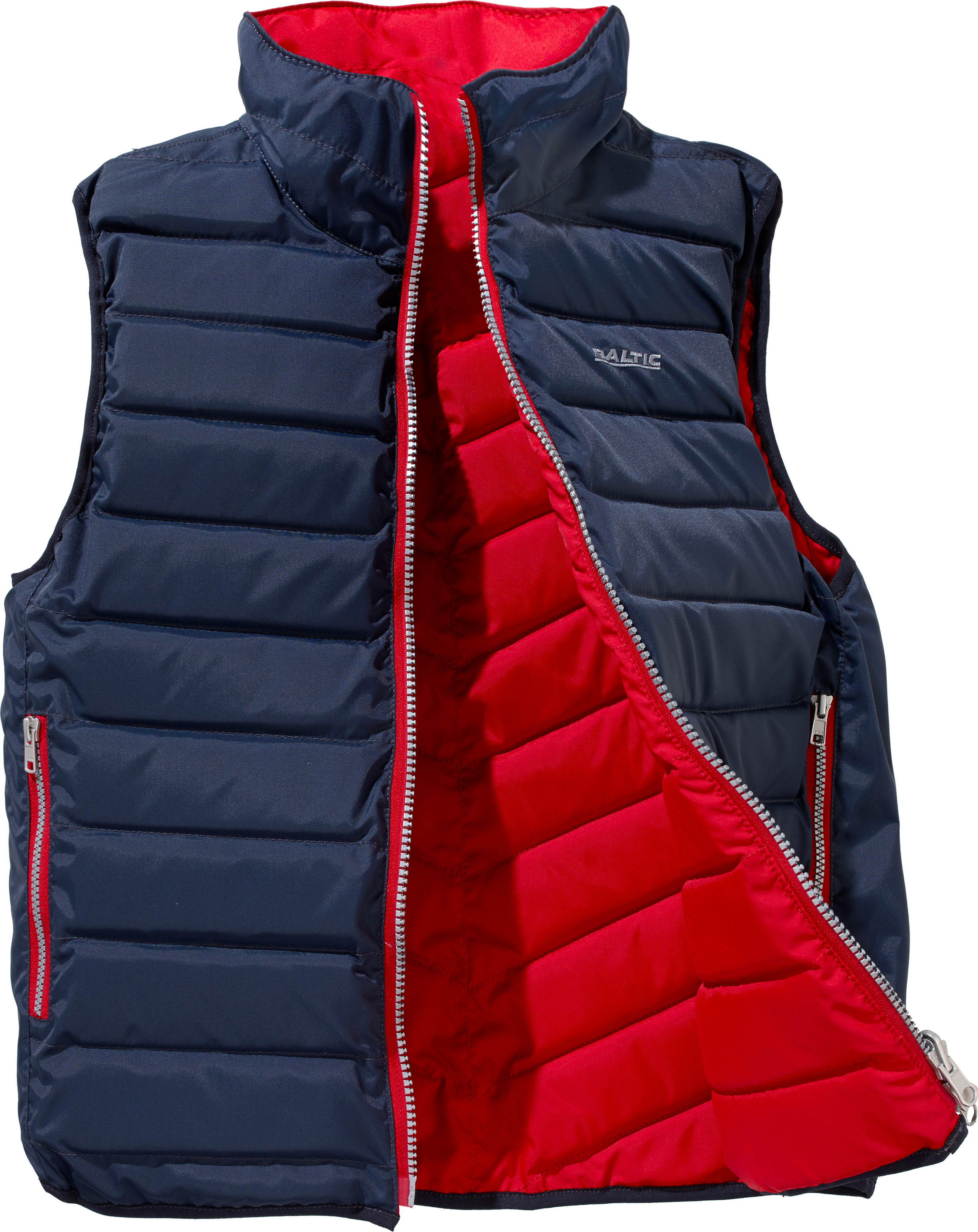 Navy/red