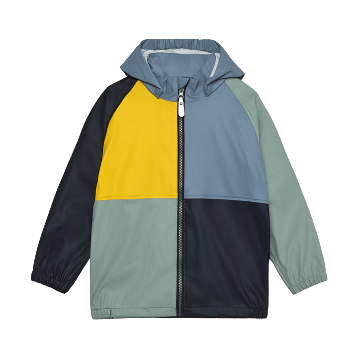 Color Kids Kids' Rain PU Jacket Colorblock Windward Blue Color Kids