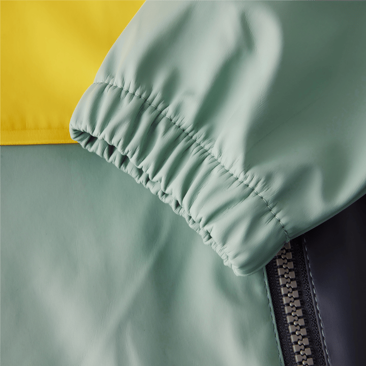 Color Kids Kids' Rain PU Jacket Colorblock Windward Blue Color Kids