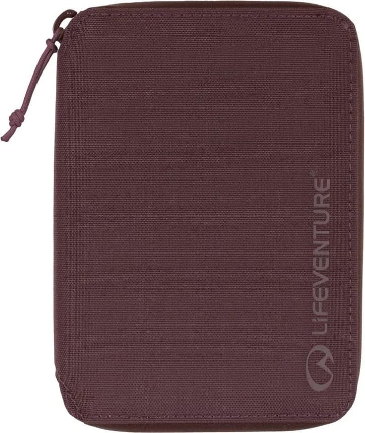 Lifeventure RFiD Mini Travel Wallet Plum Lifeventure