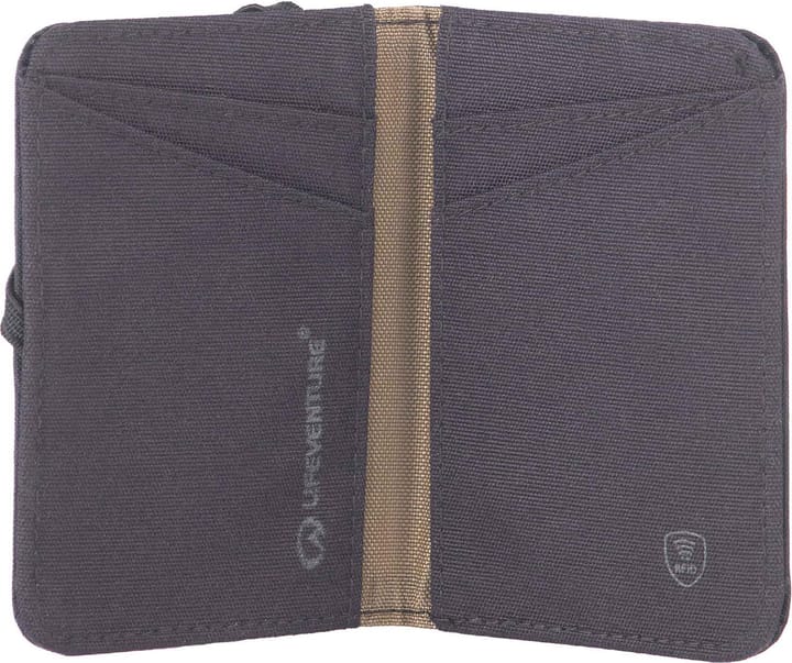 Lifeventure X-Pac RFiD Card Wallet Black Lifeventure