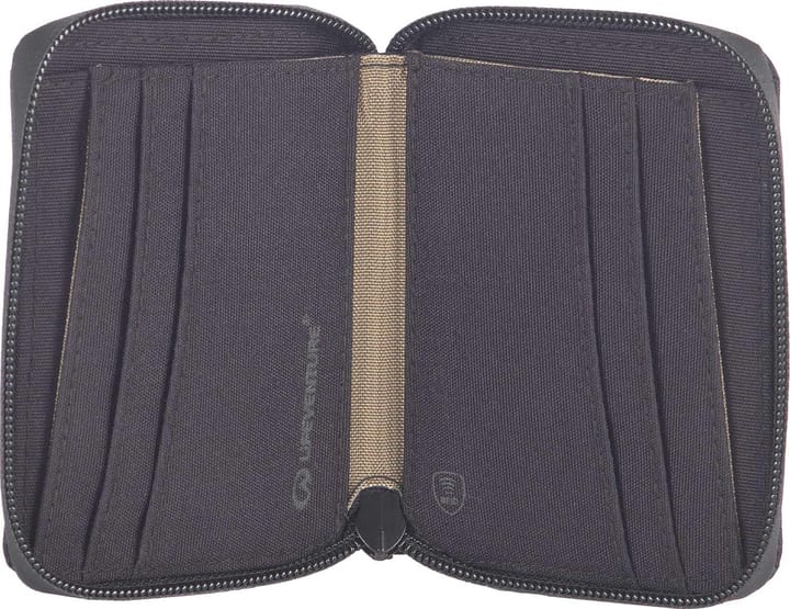 Lifeventure X-Pac RFiD Bi-Fold Wallet Black Lifeventure