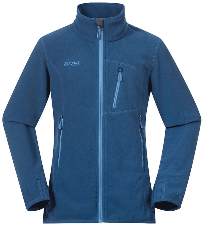 Bergans Juniors' Runde Girl Jacket North Sea Blue Bergans