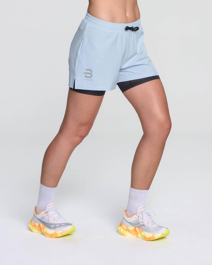 Dæhlie Women's Shorts Run 2-in-1 Blue Aura Dæhlie