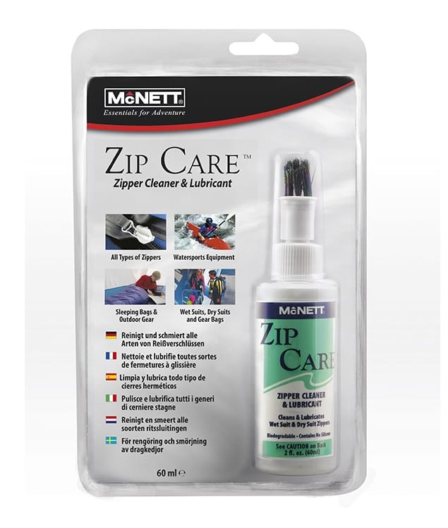 Gear Aid/Mcnett Zipper Cleaner/Lubricant 60ml With Brush Gear Aid