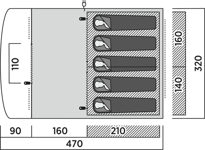 Easy Camp Brimnes 5 Air Brown Easy Camp