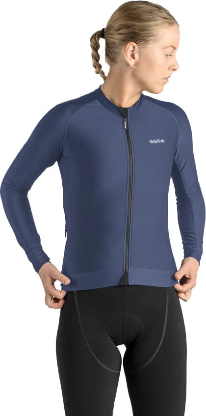Gripgrab Women's Pacr Long Sleeve Jersey Navy Blue Gripgrab