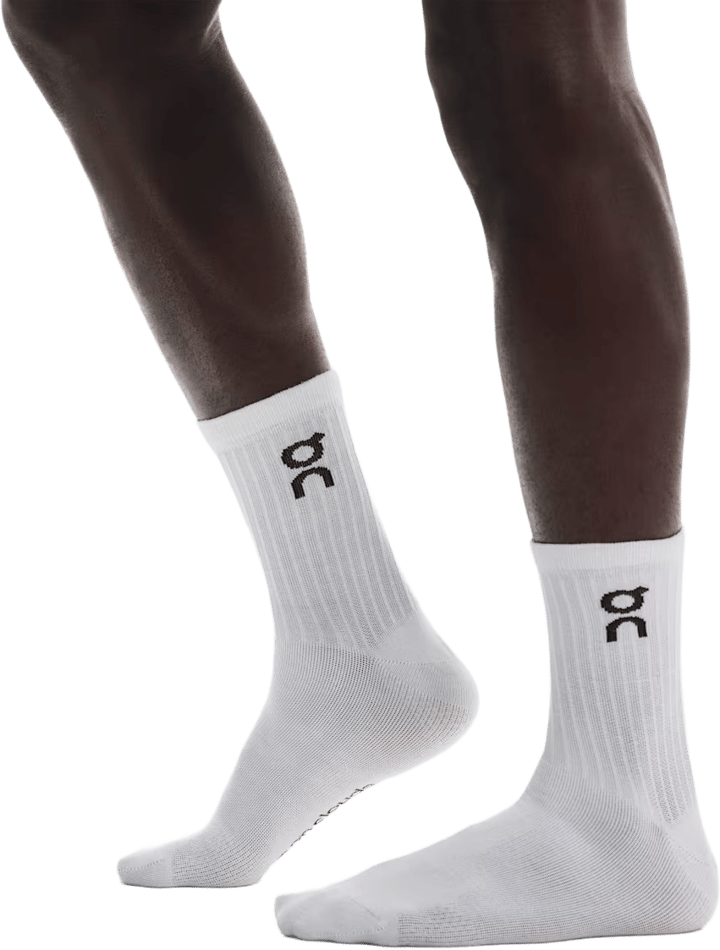 On Logo Sock High 3p White On