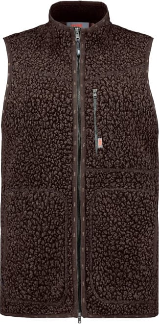 Varg Women's Vargön Fat Wool Vest Dark Chocolate Brown Varg