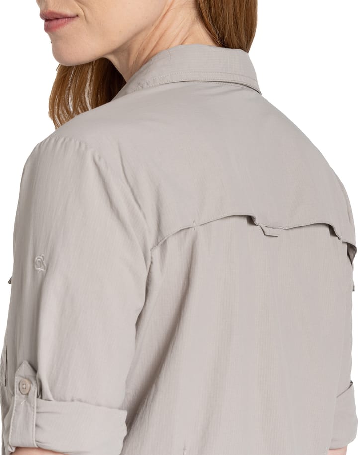 Craghoppers Women's Nosilife Adventure Long Sleeved Shirt III Soft Mushroom Craghoppers