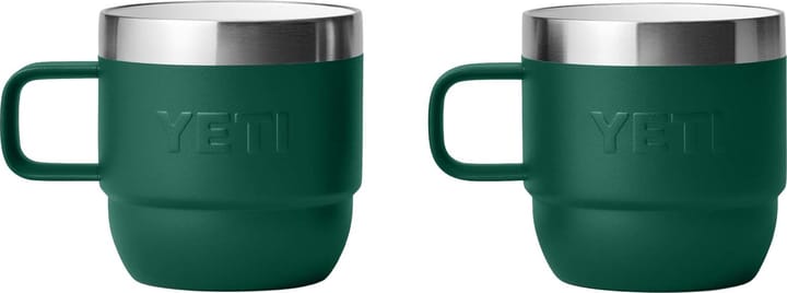 Yeti Rambler 177 ml Stackable Mugs 2-pack Black Forest Green Yeti Yeti Rambler 177 ml Stackable Mugs 2-pack Black Forest Green Yeti