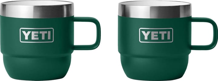 Yeti Rambler 177 ml Stackable Mugs 2-pack Black Forest Green Yeti