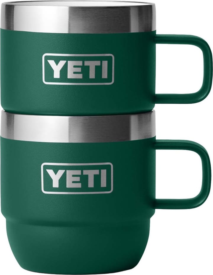 Yeti Rambler 177 ml Stackable Mugs 2-pack Black Forest Green Yeti