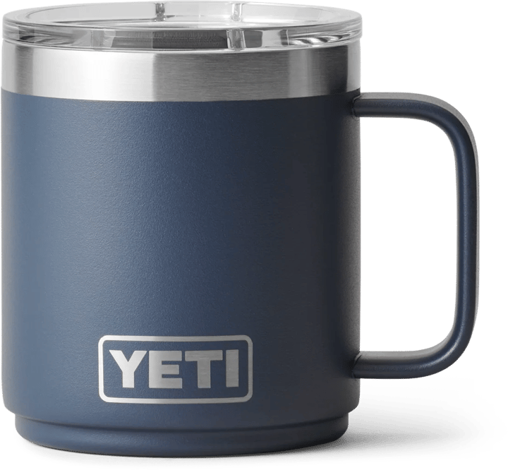 Yeti Rambler 10oz (295ml) Stackable Mug with DuraSip Ceramic Lining Navy Yeti