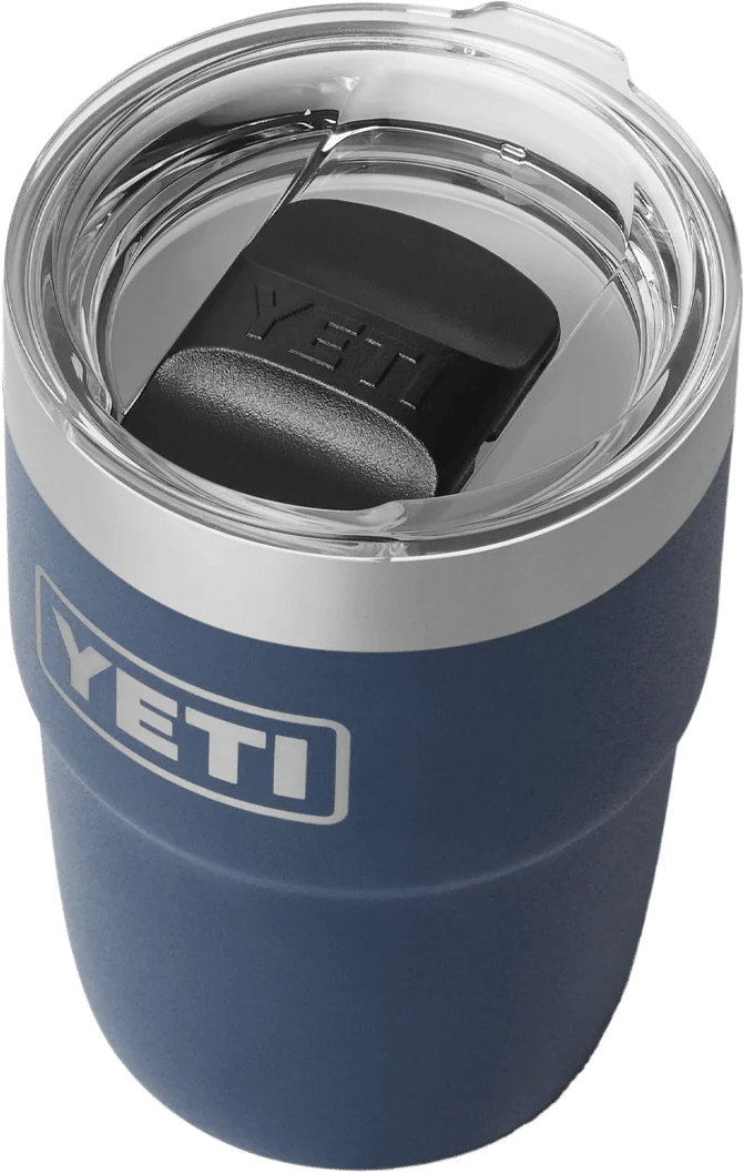 Yeti Rambler 8oz (236ml) Stackable Mug with DuraSip Ceramic Lining Navy Yeti
