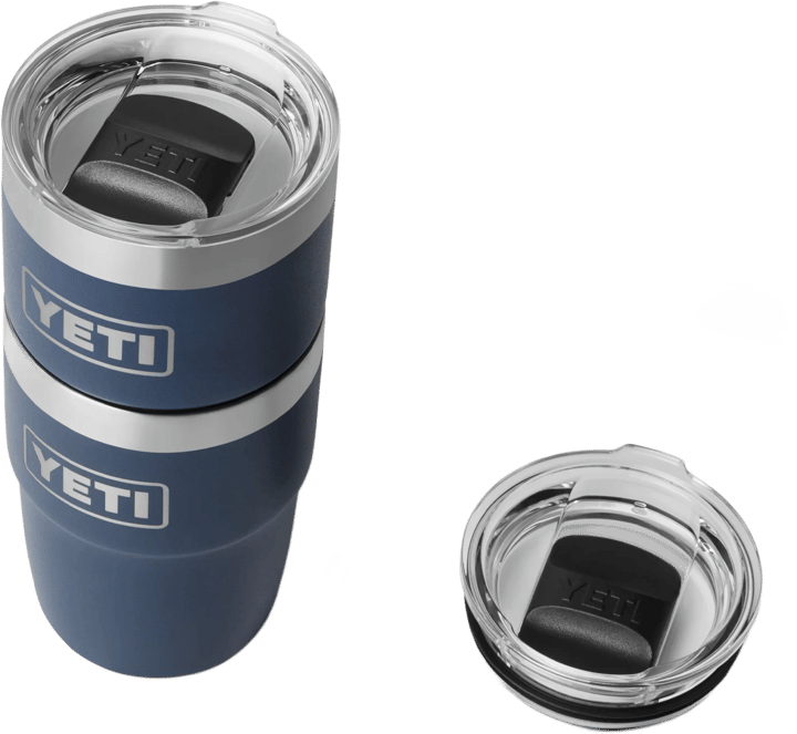 Yeti Rambler 8oz (236ml) Stackable Mug with DuraSip Ceramic Lining Navy Yeti