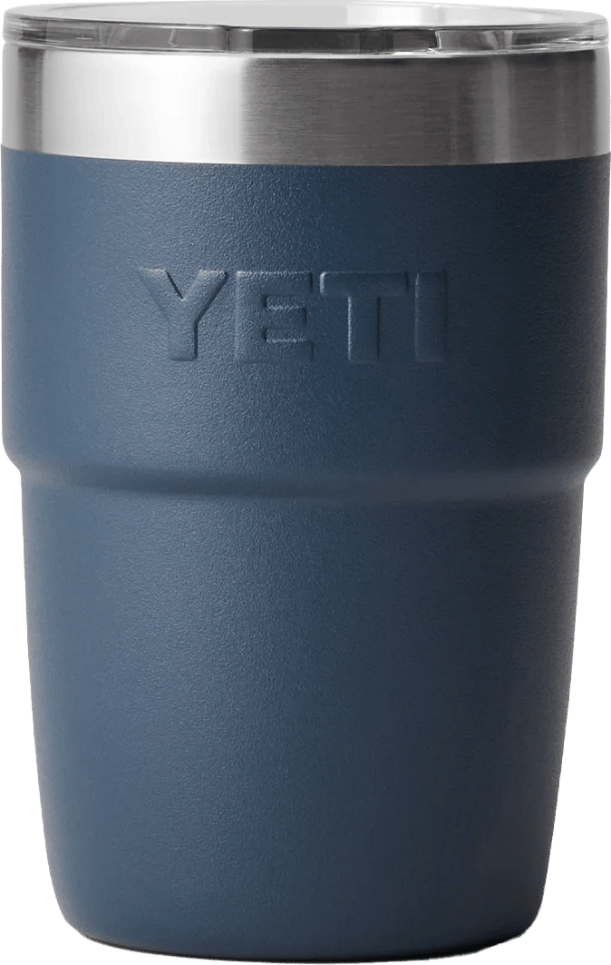 Yeti Rambler 8oz (236ml) Stackable Mug with DuraSip Ceramic Lining Navy Yeti