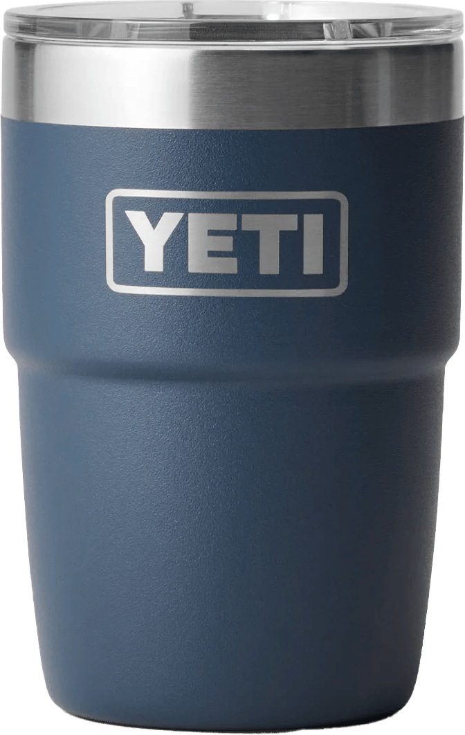 Yeti Rambler 8oz (236ml) Stackable Mug with DuraSip Ceramic Lining Navy Yeti