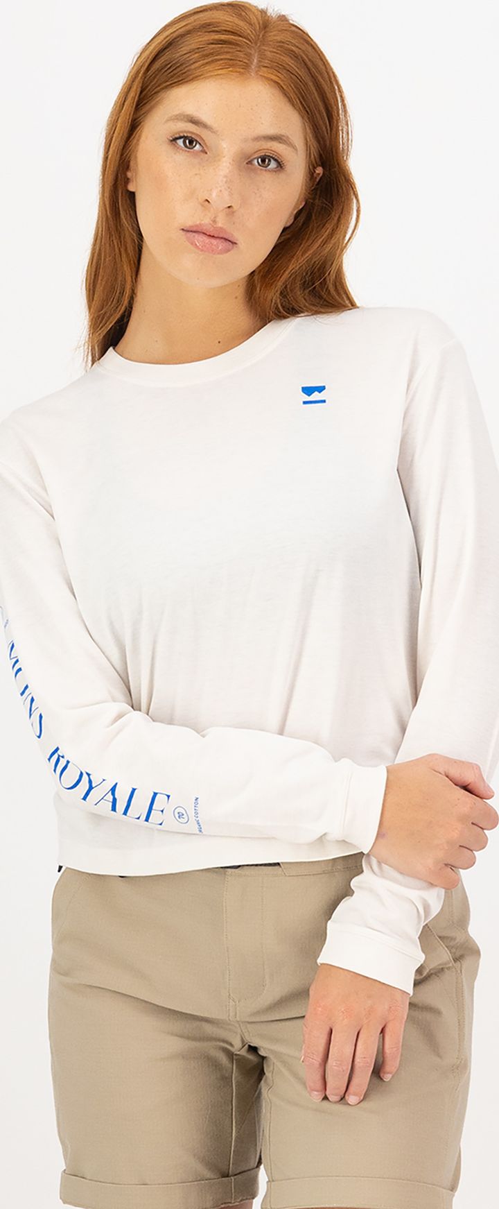 Mons Royale Women's Yonder Merino Organic Cotton Long Sleeve Vintage White Mons Royale Mons Royale Women's Yonder Merino Organic Cotton Long Sleeve Vintage White Mons Royale