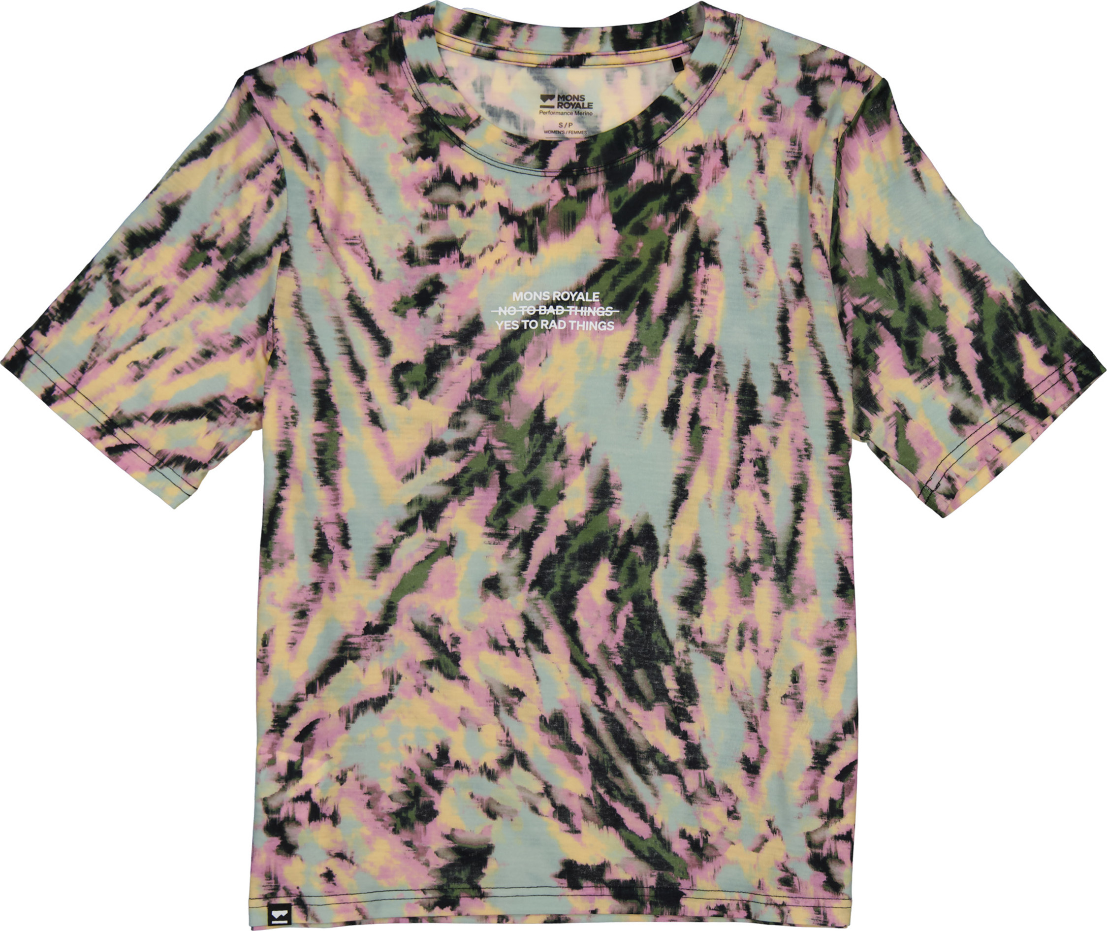Mons Royale Women's Icon Merino Air-Con Relaxed Tee Rad Things Lyhythihaiset paidat M