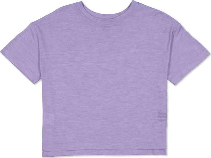 Mons Royale Women's Zephyr Merino Tencel™ Boxy T-Shirt Lupin Mons Royale