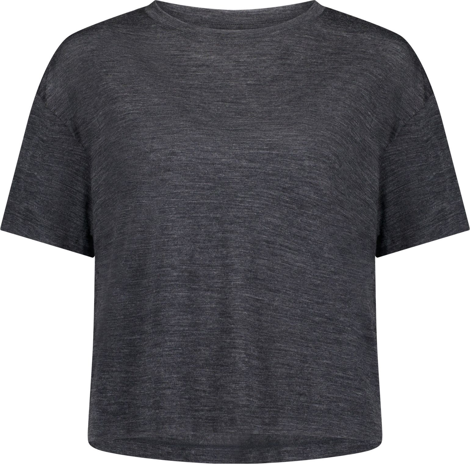 Mons Royale Women's Zephyr Merino Tencel™ Boxy T-Shirt Smoke