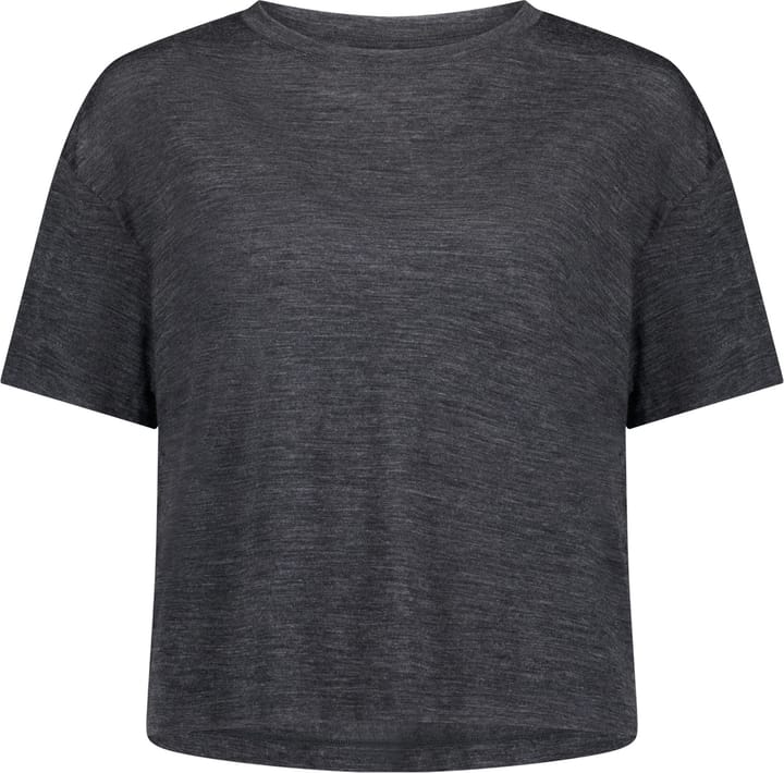 Mons Royale Women's Zephyr Merino Tencel™ Boxy T-Shirt Smoke Mons Royale