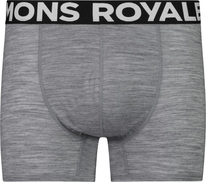 Mons Royale Hold 'Em Shorty Boxer Grey Heather Mons Royale