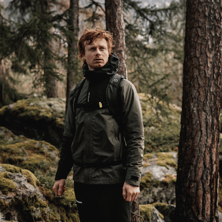 Ortovox Men's Seceda 3L Jacket Dark Wild Herbs Ortovox Ortovox Men's Seceda 3L Jacket Dark Wild Herbs Ortovox