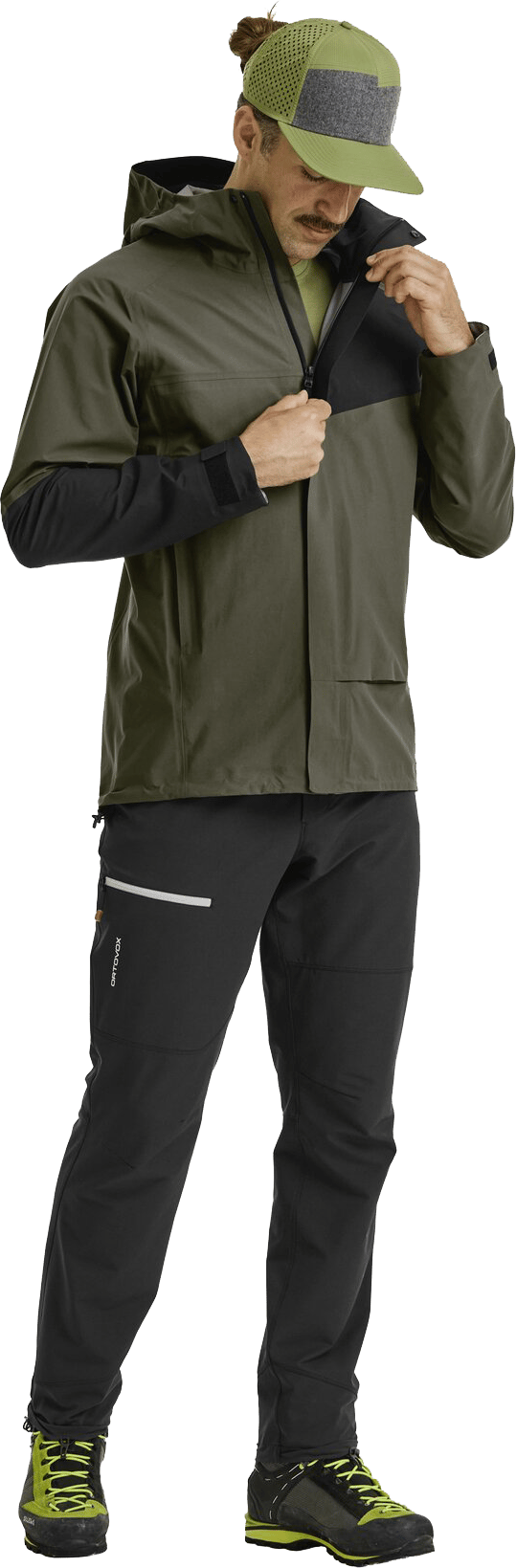Ortovox Men's Seceda 3L Jacket Dark Wild Herbs Ortovox