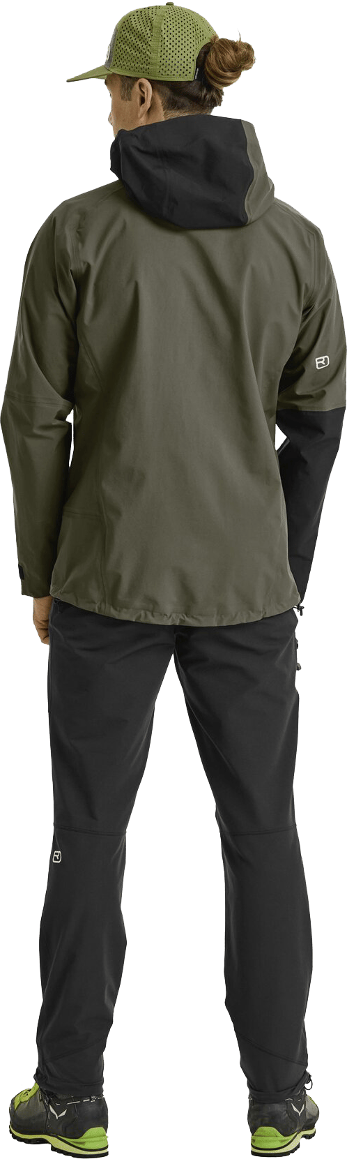 Ortovox Men's Seceda 3L Jacket Dark Wild Herbs Ortovox Ortovox Men's Seceda 3L Jacket Dark Wild Herbs Ortovox