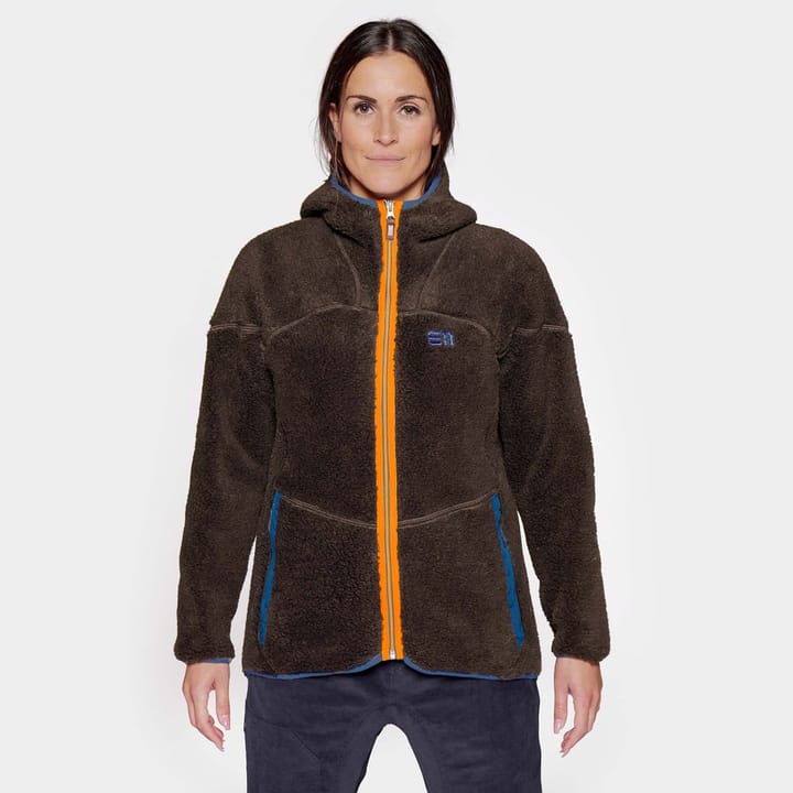 Elevenate Women's Glacier Pile Hood Shiitake Brown Elevenate Elevenate Women's Glacier Pile Hood Shiitake Brown Elevenate